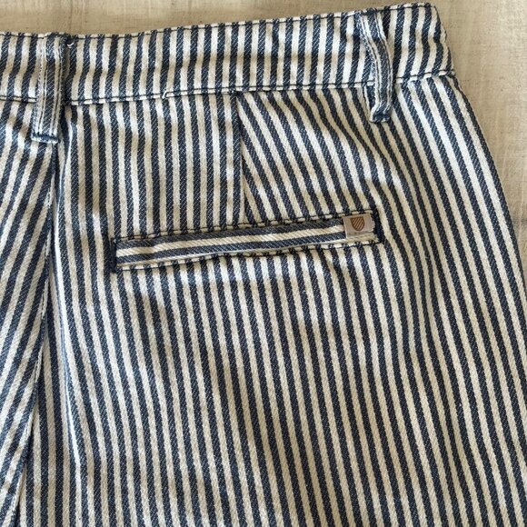 Brixton Railroad Stripe Straight Leg Jeans | Size 24 - Picture 12 of 13